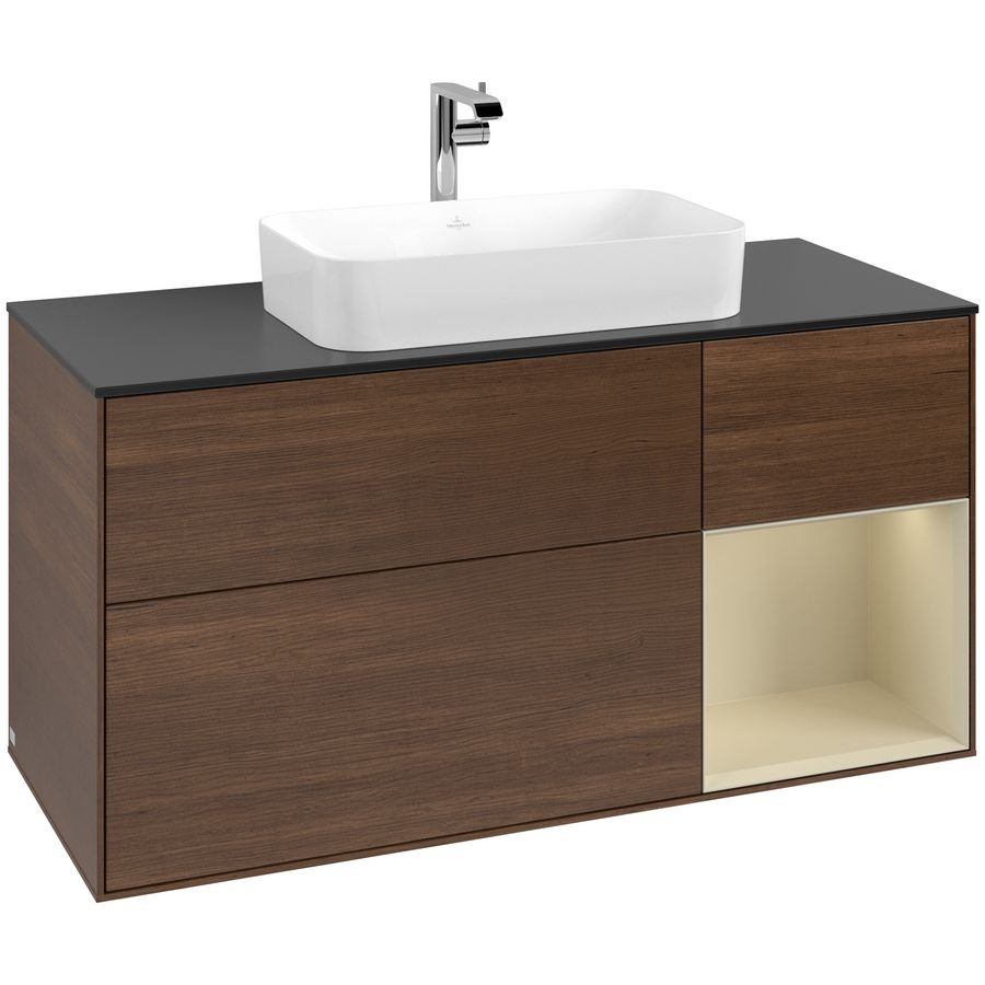 Wastafelonderkast Finion 1200x603x501mm W.Veneer G302HJGN