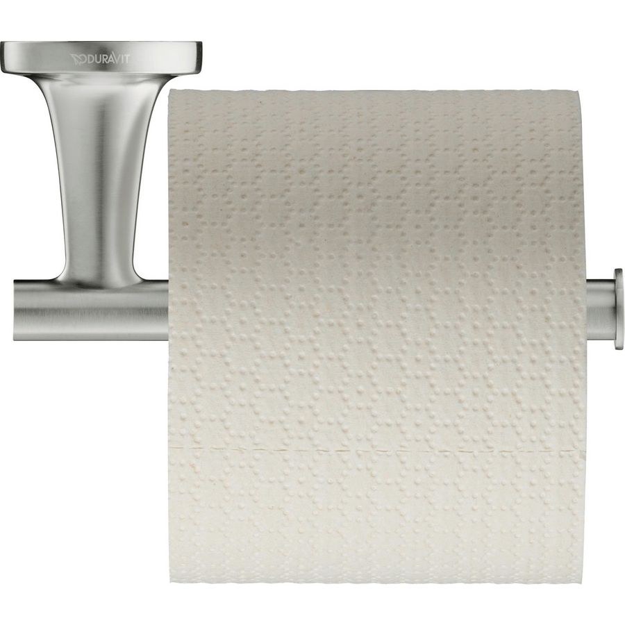 Starck T Toiletrolhouder rvs Geborsteld 152x152x50mm