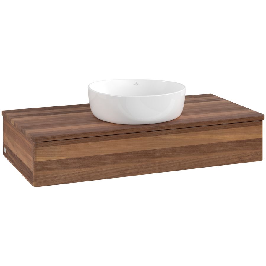 Wastafelonderkast Antao 1000x190x500mm Warm Walnut L09012HM