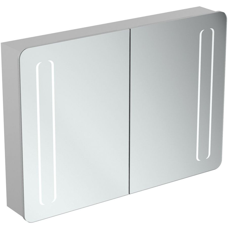 Spiegelkast luxe 100x70 matt al 20w 230v