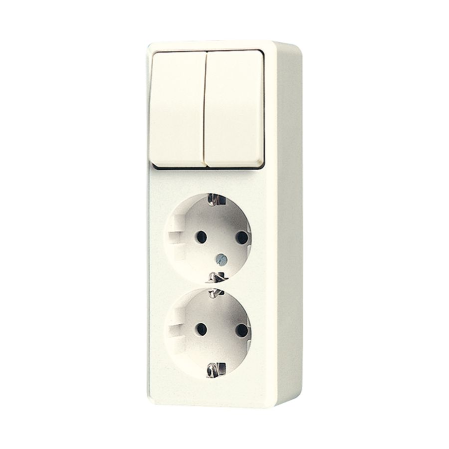 Combinatie serie AP600 wit met randaarde