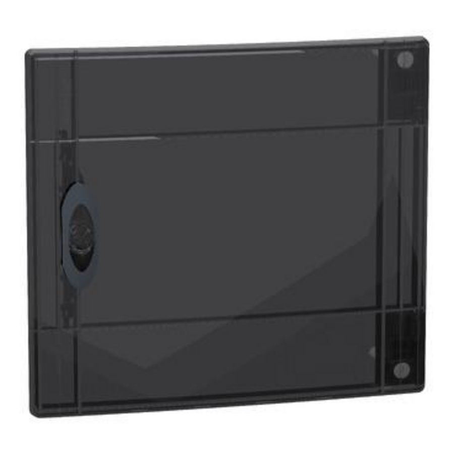 Deur PrismaSeT XS transparante bruin verdeler 1 x 13 modules