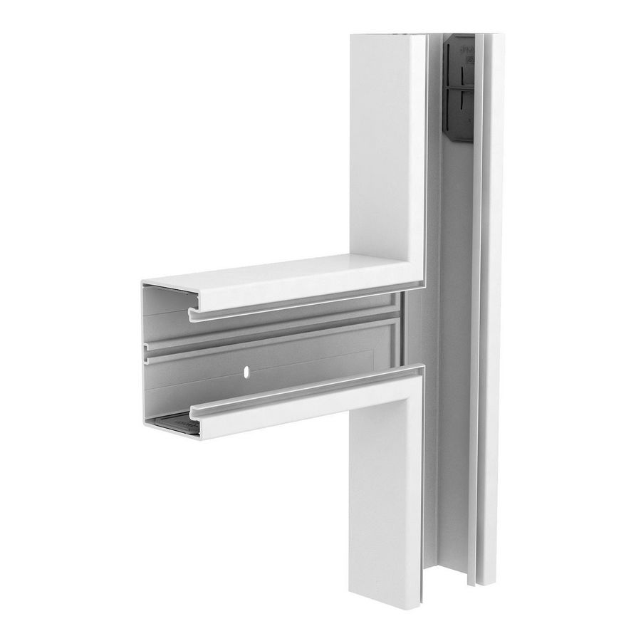 T-stuk 70x110mm polyvinylchlorid puur wit