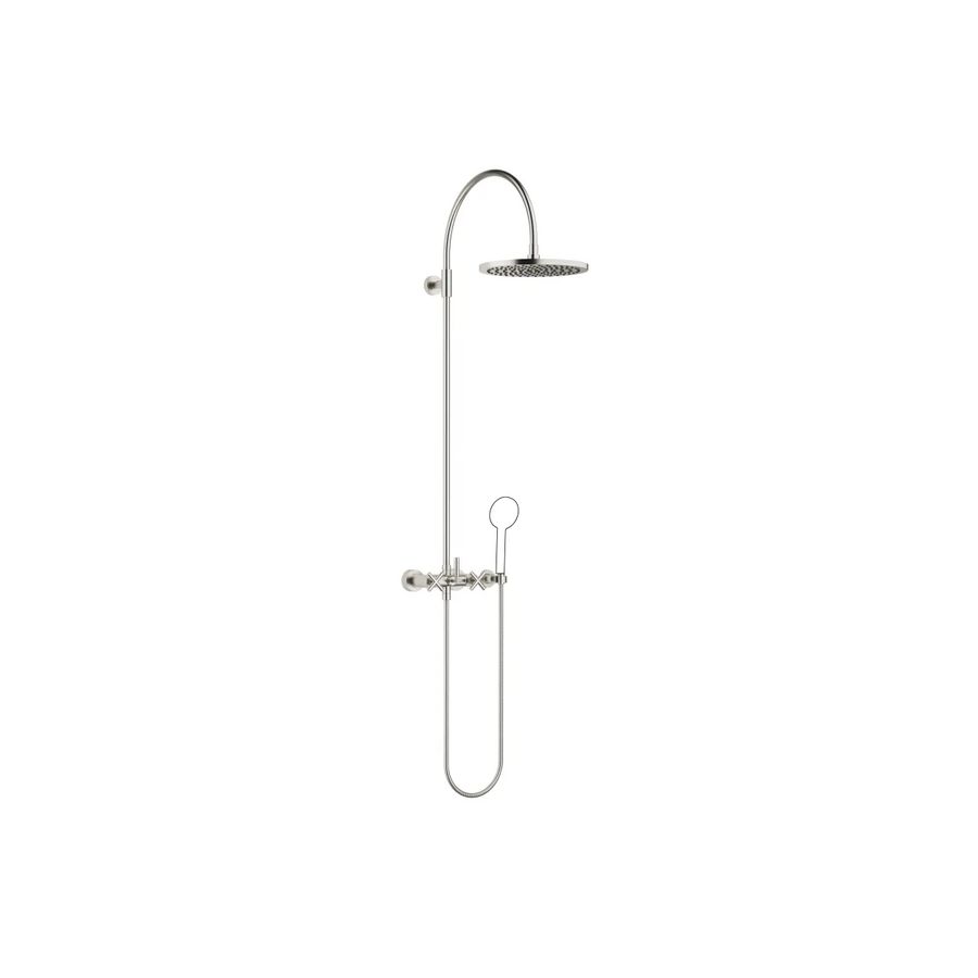 TARA Showerpipe douchemngkr z.handdouche 300mm plat. gebor