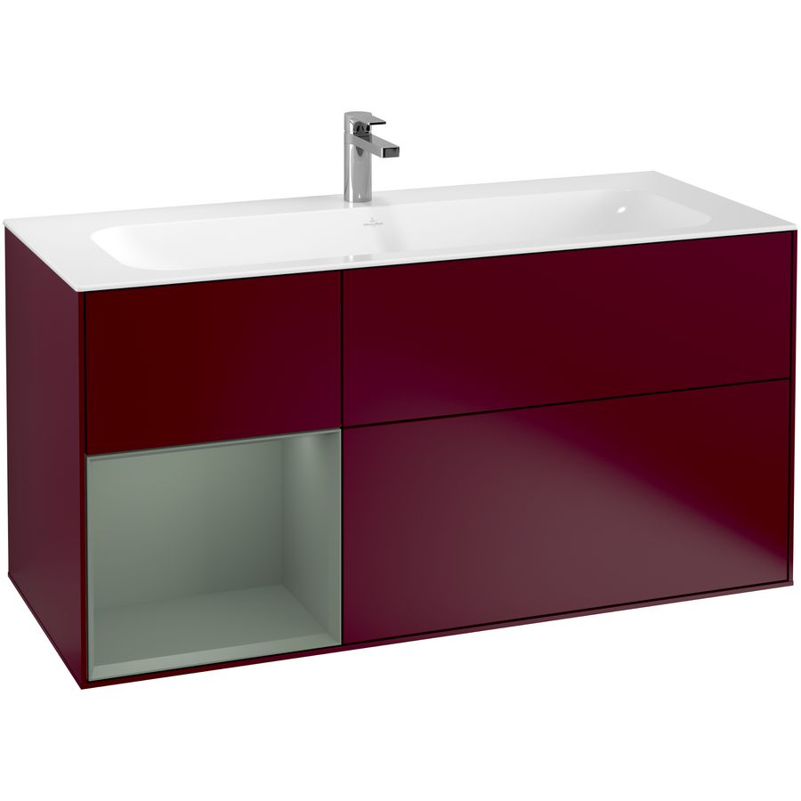 Wastafelonderkast Finion 1196x591x498mm Peony Matt Lacquer G060GMHB