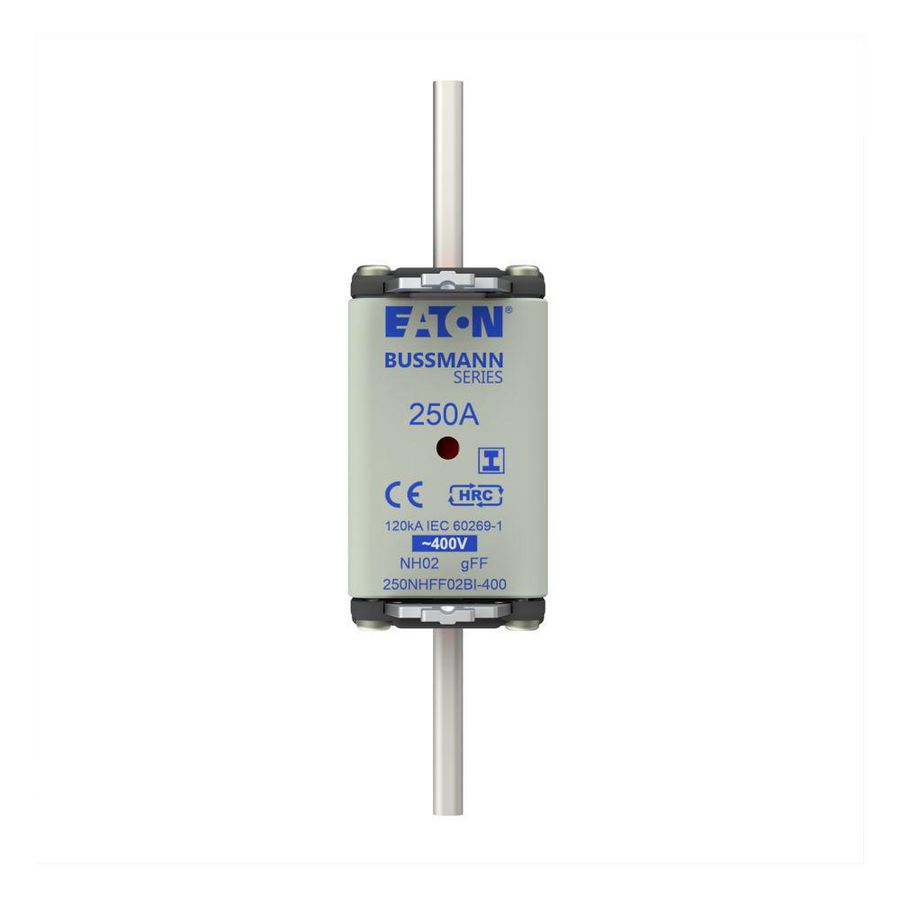 Zekering laagsp. 250A AC 400V NH02 gFF dubbele melde VVE=3