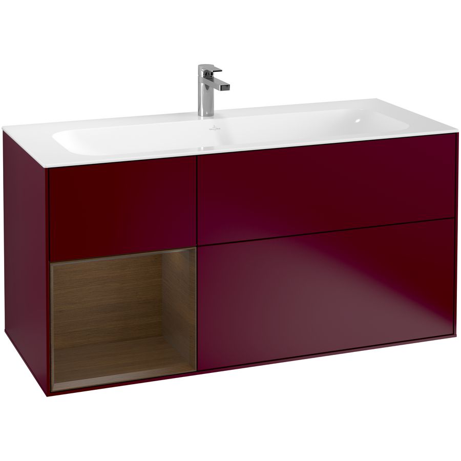 Wastafelonderkast Finion 1196x591x498mm Peony Matt Lacquer G060GNHB