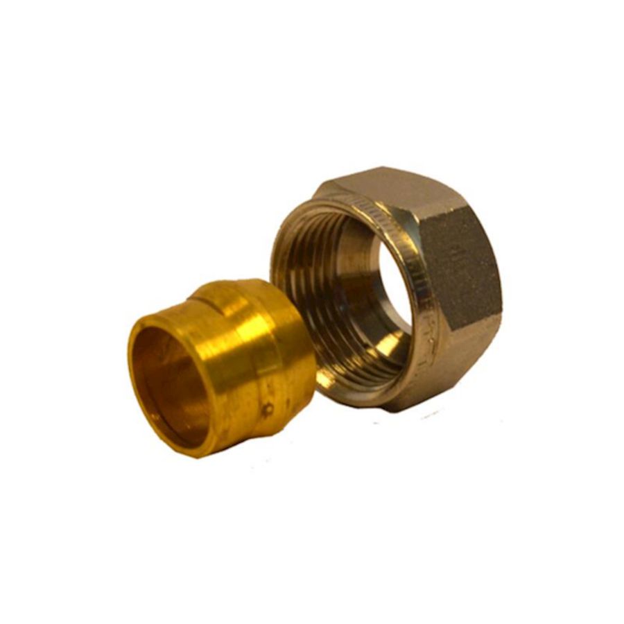 Knelringset M22x15mm koper/CV VVE=10