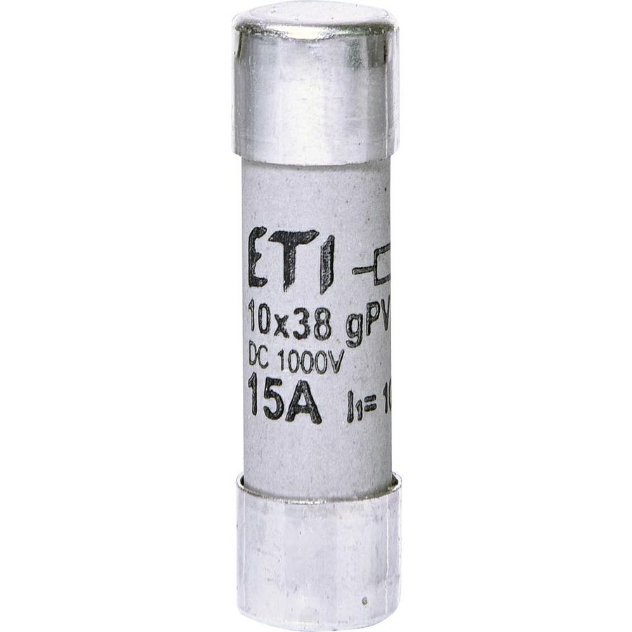 Cylindrische zekering CH 10x38 15A 1000V gPV DC VVE=10
