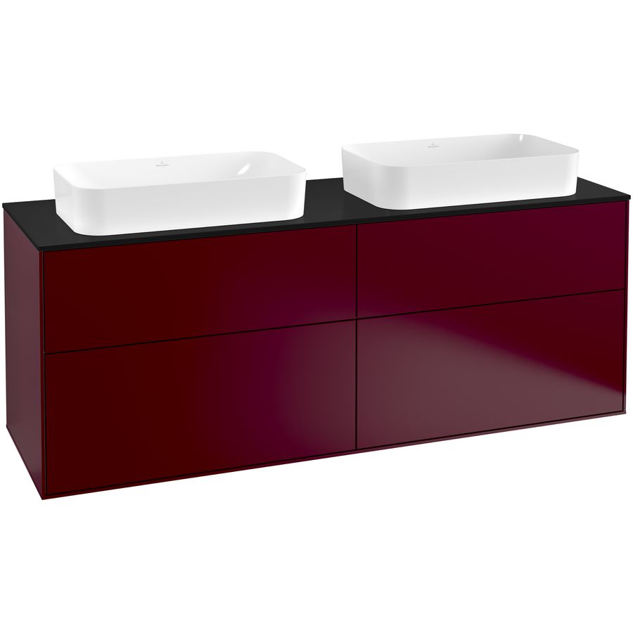 Wastafelonderkast Finion 1600x603x501mm Peony Matt Lacquer G31200HB