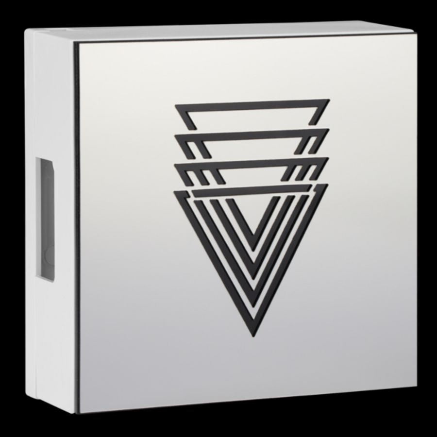 Gong 465A zilver polygon