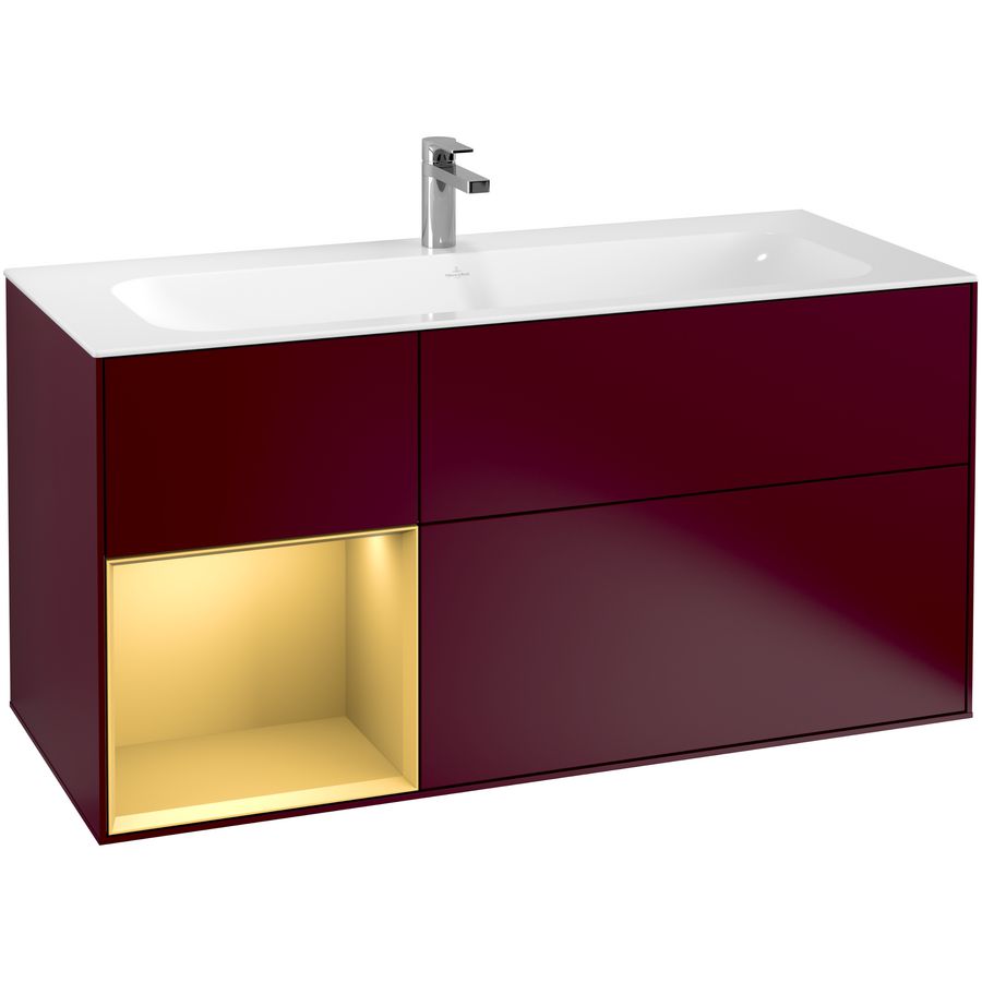 Wastafelonderkast Finion 1196x591x498mm Peony Matt Lacquer G060HFHB