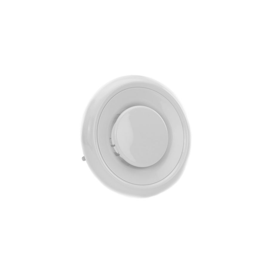 DVLI toevoerventiel+klemmen Ø160mm wit