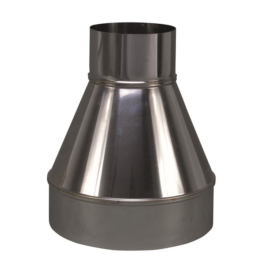 EW RVS verloopstuk 199mm uitw. - 100mm