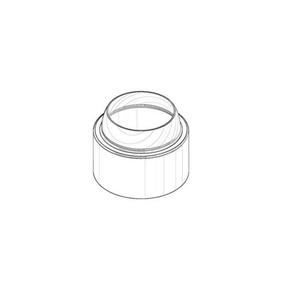 Kapje 45x34,5mm Dark Platinum gebors. 091102021-99