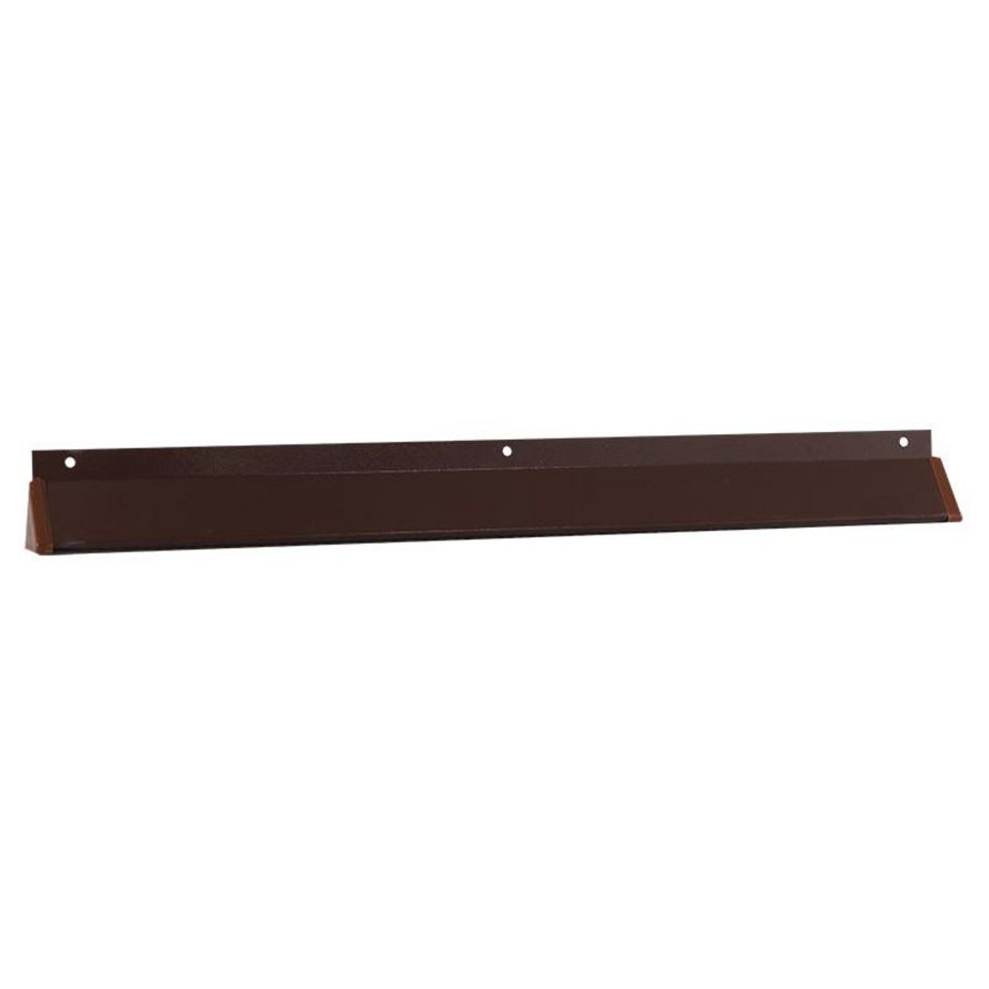 ALU ventilatiekapje 370x30mm bruin
