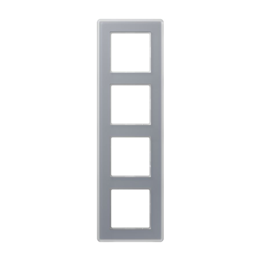 Afdekraam A-viva kristalgrijs 4-voudig