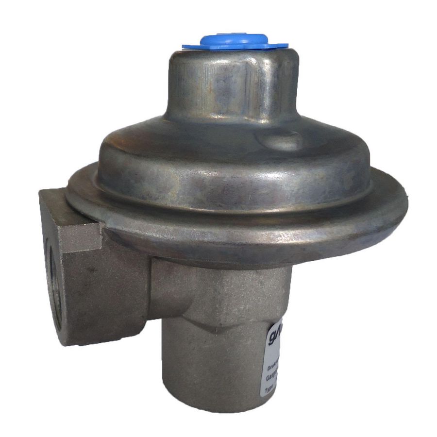 Gasgebrekklep WMG 6ZV 3/4"bn. haaks