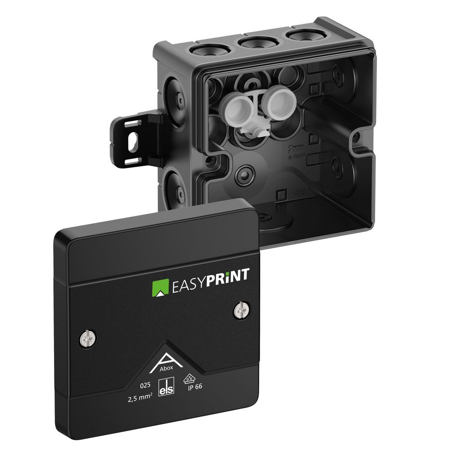Abox 025 AB-L/sw EasyPrint Aftakdoos VVE=20