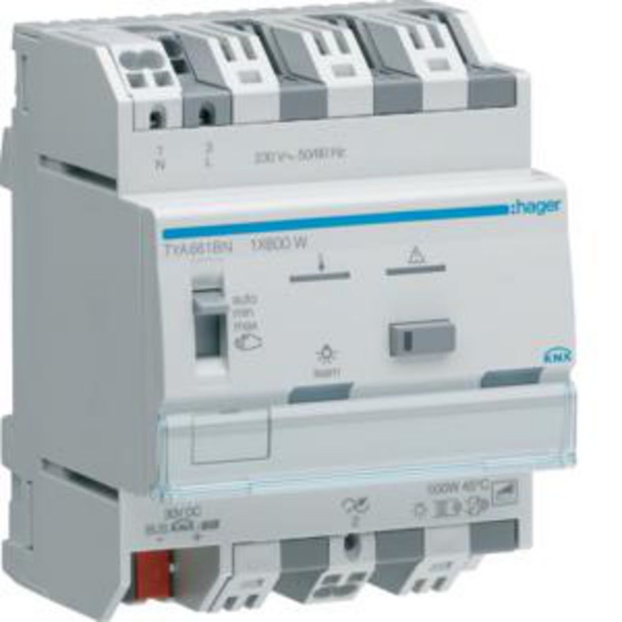 Universele zelflerende dimmer KNX 1x 600 W