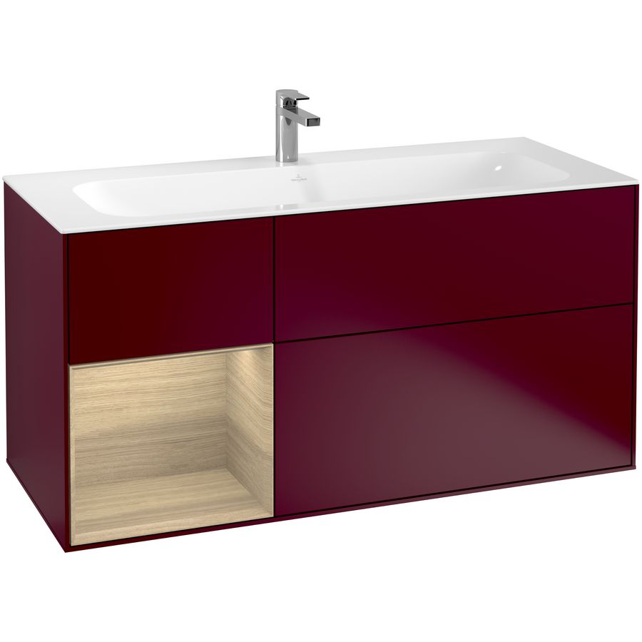 Wastafelonderkast Finion 1196x591x498mm Peony Matt Lacquer G060PCHB
