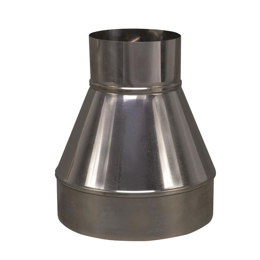 EW RVS verloopstuk 199mm uitw. - 110mm
