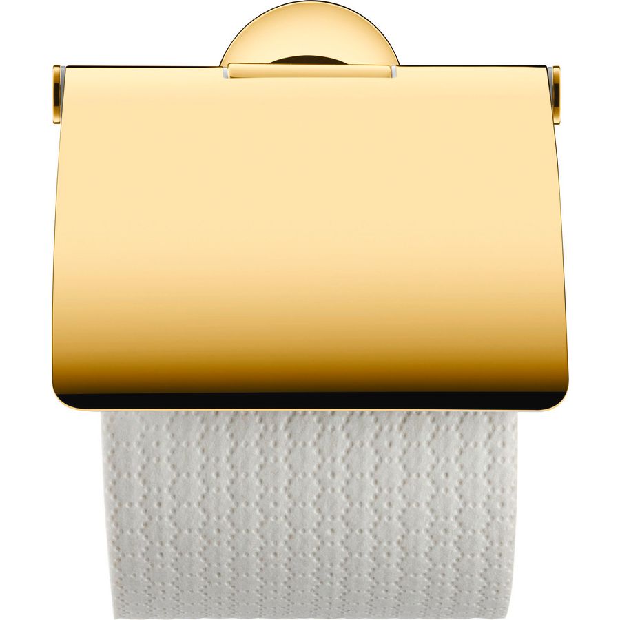 Starck T Toiletrolhouder Goud Gepolijst 125x125x131mm