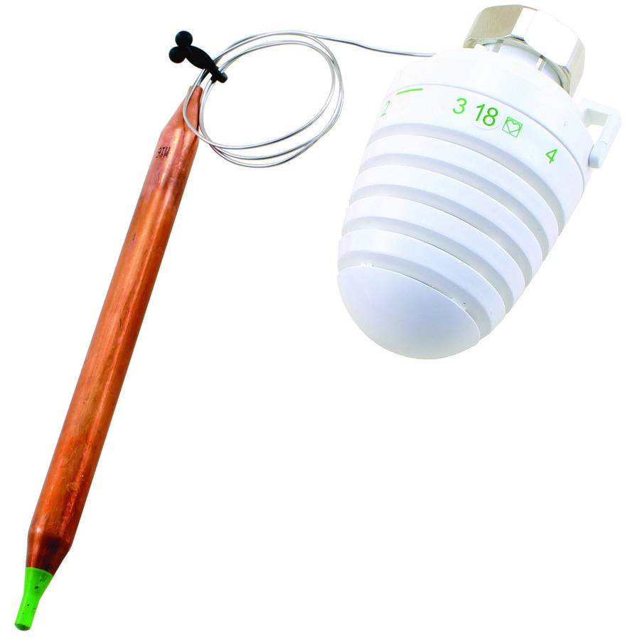 Thermostatisch regelelem. Design+aanlegvoeler M28x1,5 52gr.