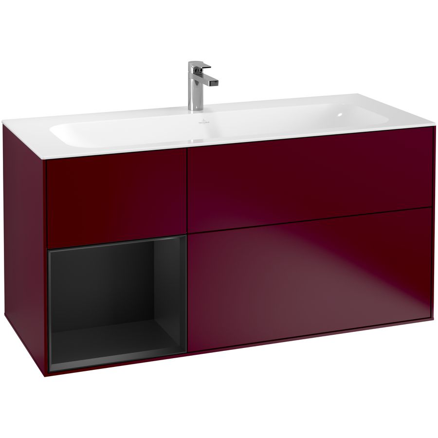 Wastafelonderkast Finion 1196x591x498mm Peony Matt Lacquer G060PDHB