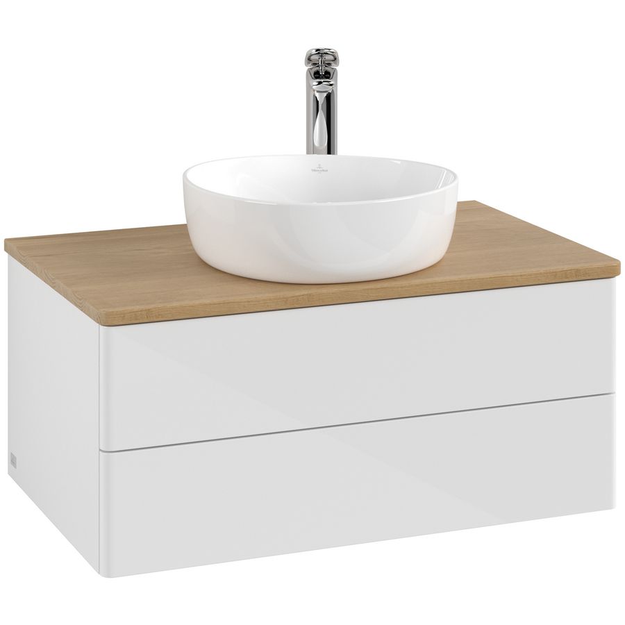 Wastafelonderkast Antao 800x360x500mm G.White.L K19051GF