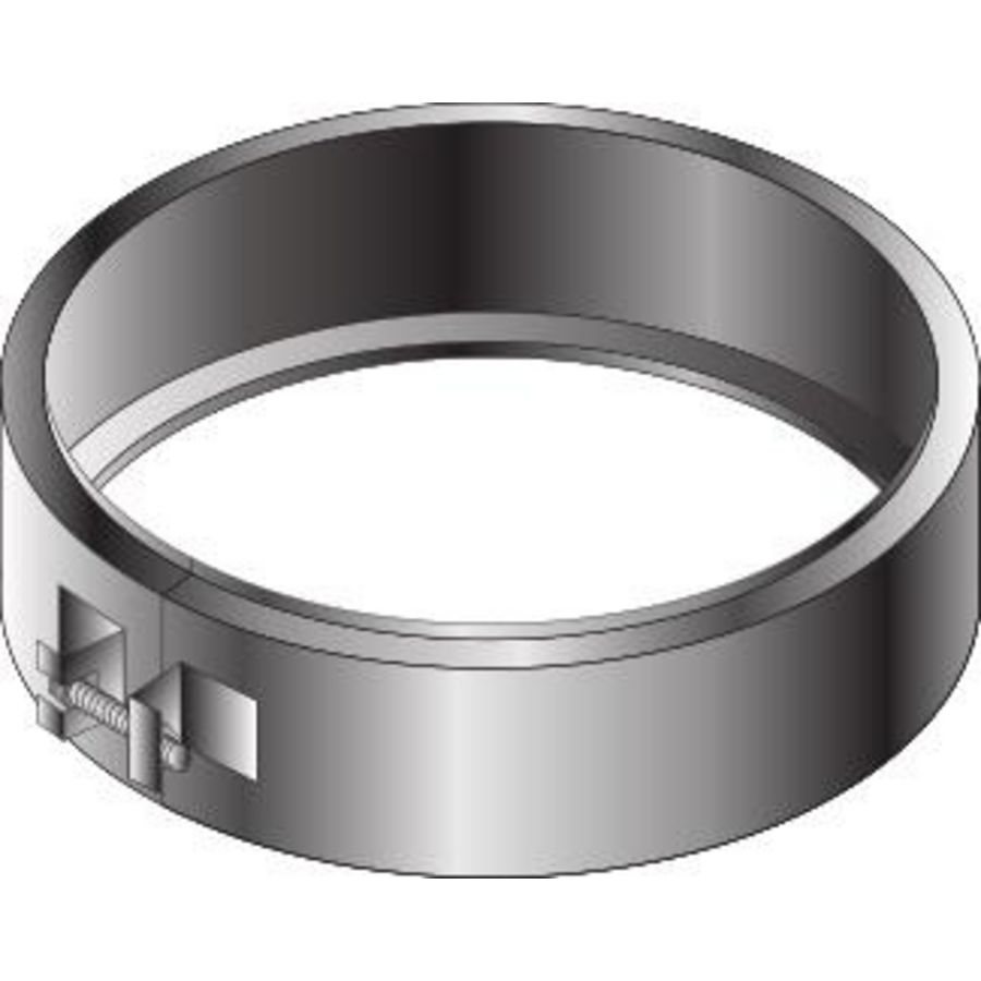 Veiligheidsbeugel dubbelwandig RVS DP25 200mm Roccheggiani