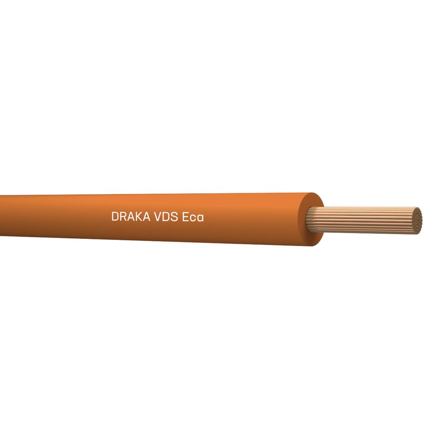 Doos a 100m. VDS Eca 90° hittebestendig og# 1,5mm² (Oranje)