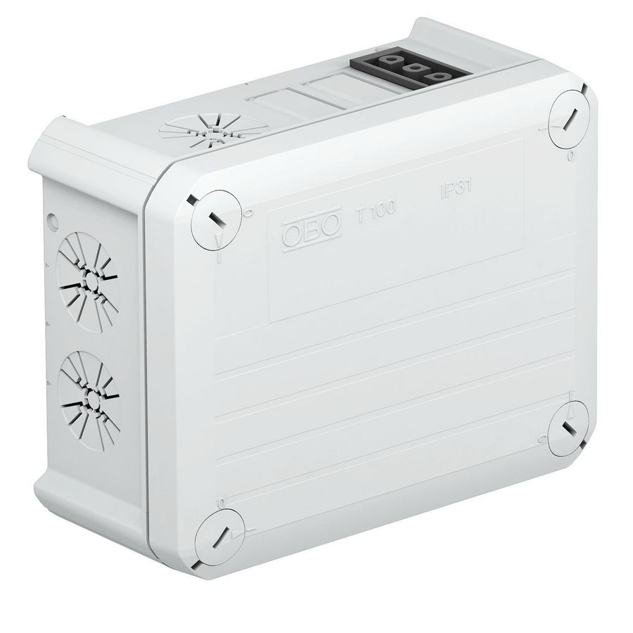 Kabeldoos wieland 2z3p 150x116x67 polypr li.grijs RAL 7035