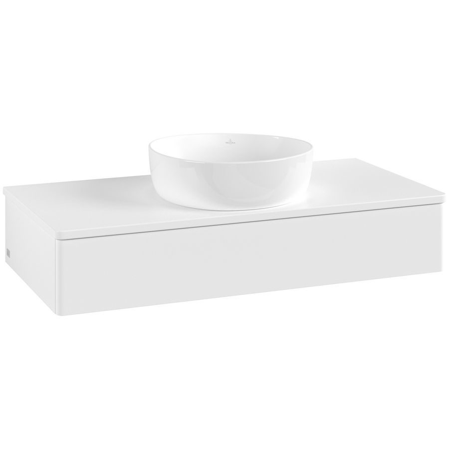 Wastafelonderkast Antao 1000x190x500mm White Matt Lacquer K09050MT