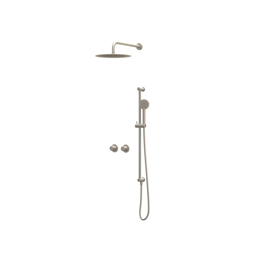 Afbouwdeel regendouche IVY combiset Nexus 3 inbouwthermostaat gebor. nickel CSN3EXGNCCAB excl. inbouwbox