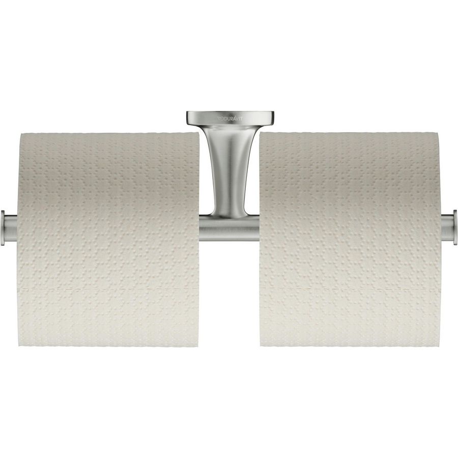 Starck T Toiletrolhouder rvs Geborsteld 255x255x50mm