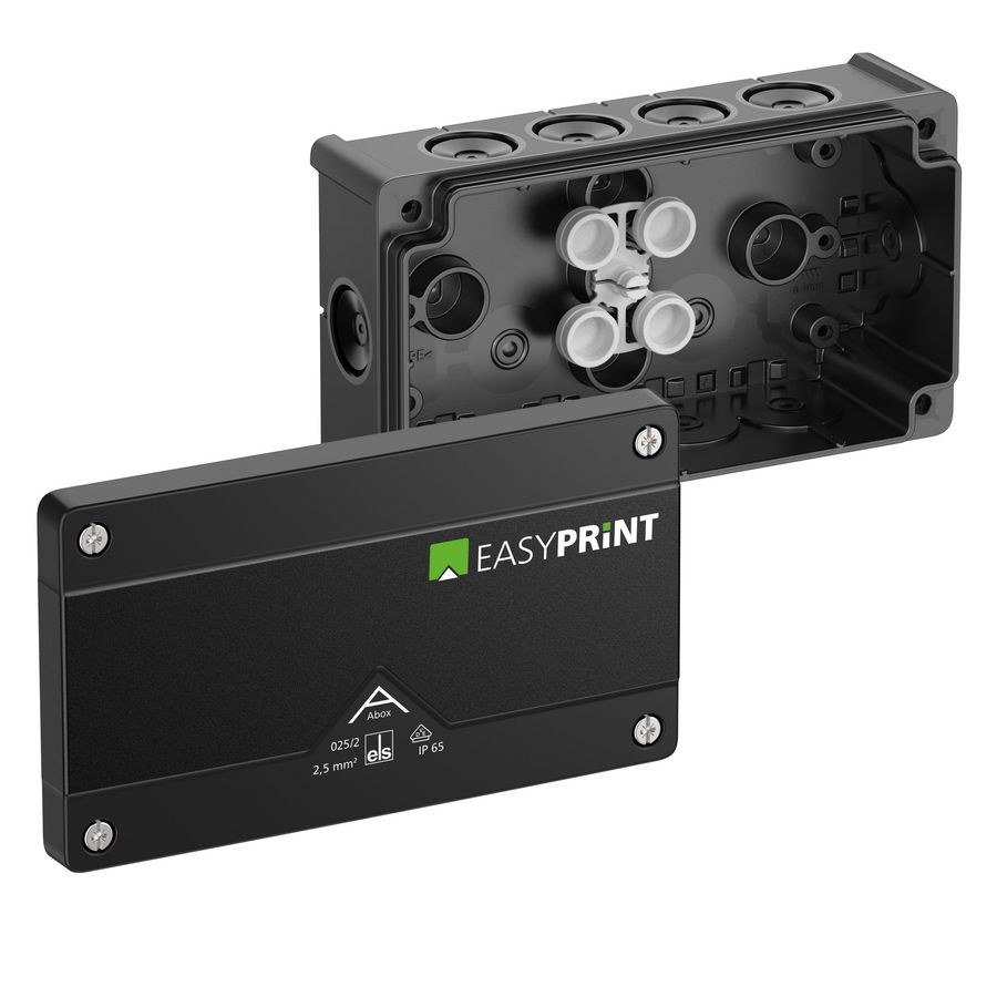 Abox 025/2-L/sw EasyPrint Aftakdoos VVE=20