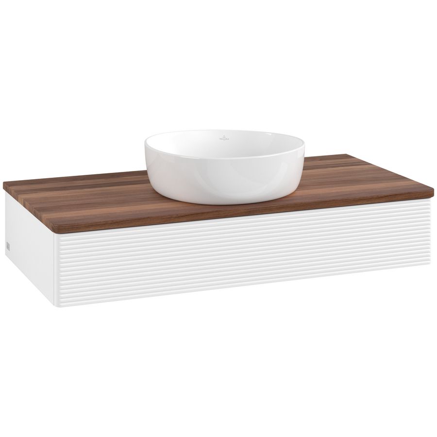 Wastafelonderkast Antao 1000x190x500mm White Matt Lacquer K09112MT