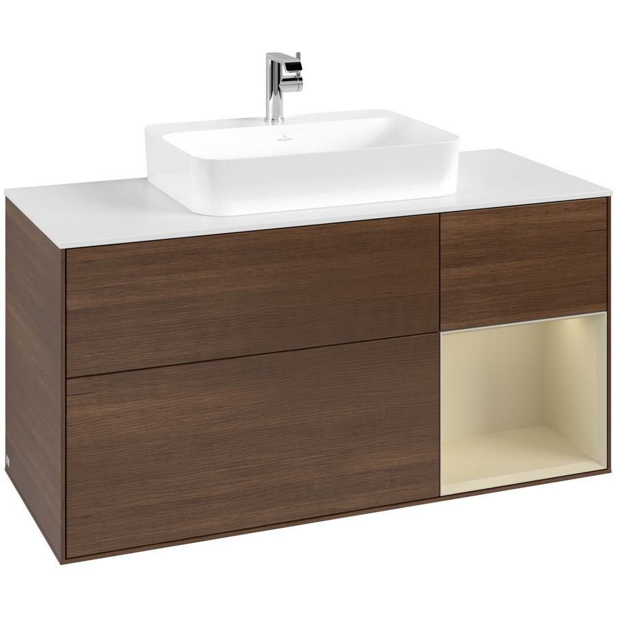Wastafelonderkast Finion 1200x603x501mm W.Veneer G421HJGN