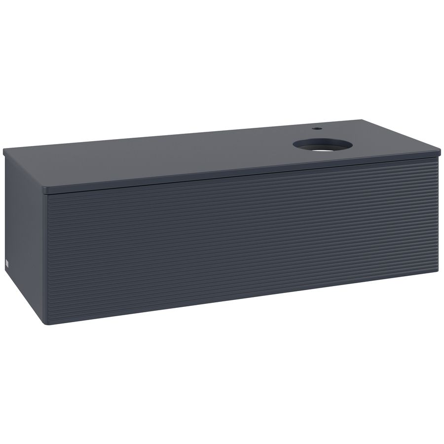 Wastafelonderkast Antao 1200x360x500mm Mid.Blue Matt Lacquer L34150HG