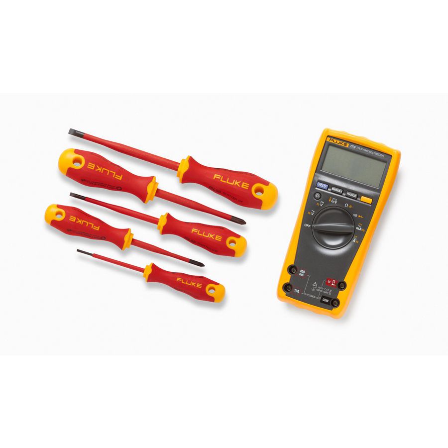 Digitale True-RMS-multimeter&5 geisoleerde schroevendraaiers