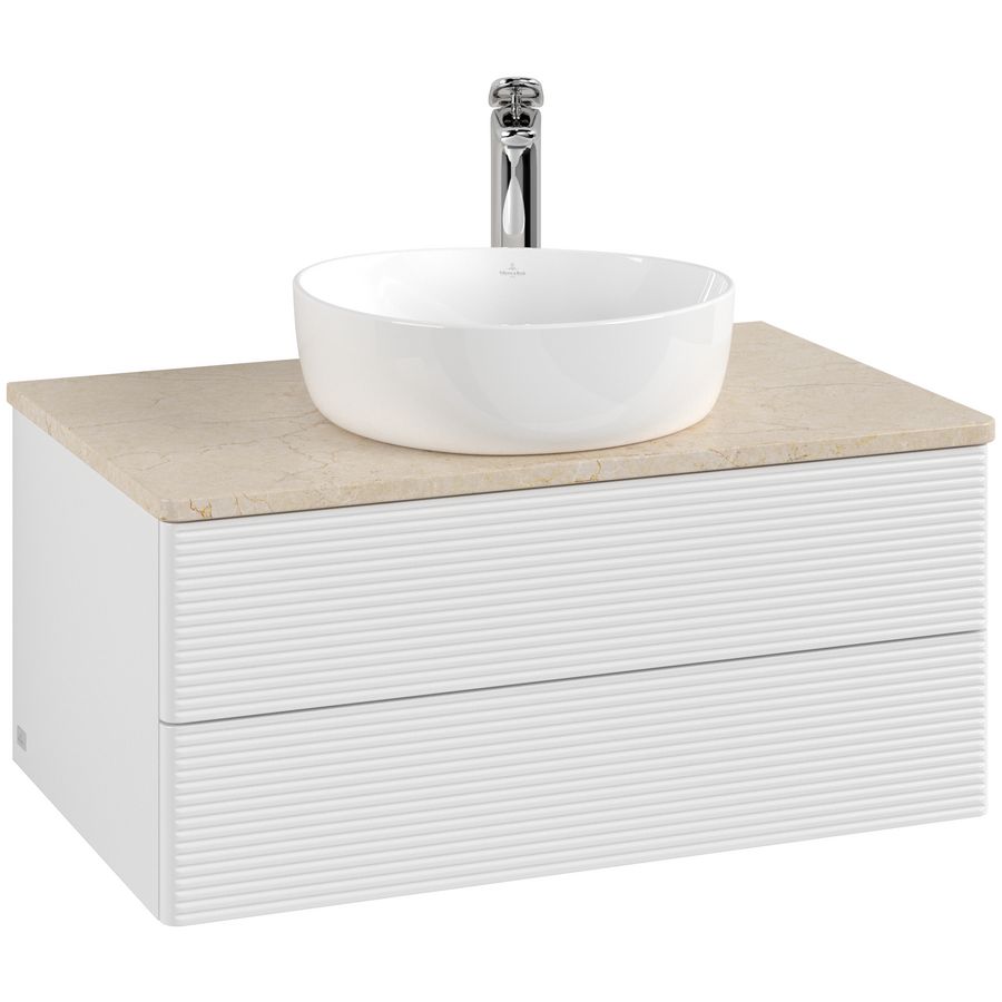 Wastafelonderkast Antao 800x360x500mm G.White.L K19153GF