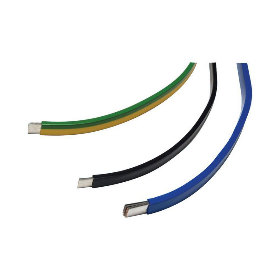 Koperband 400A 5x24x1mm zwart VVE=5