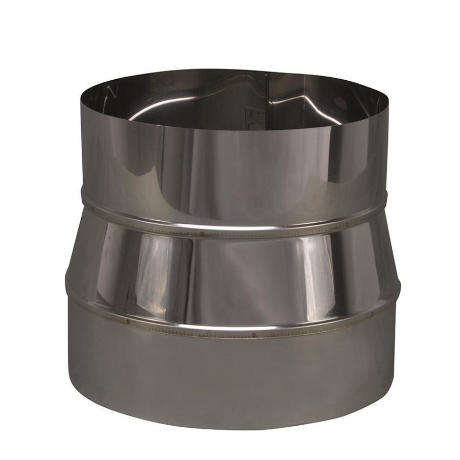 EW RVS verloopstuk 199mm uitw. - 180mm