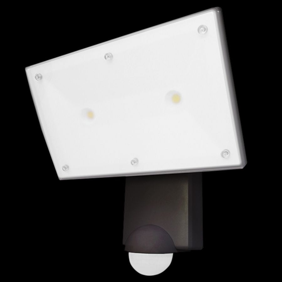 LED-straler met IR-bewegingsmelder opbouw IP55 zwart