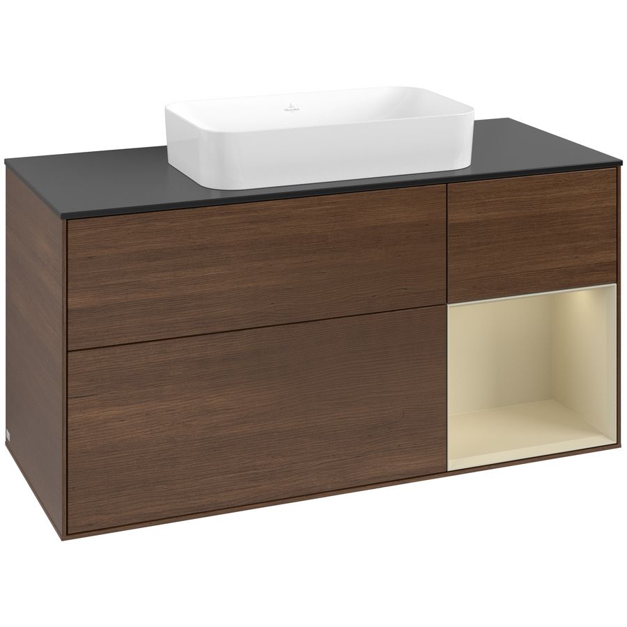 Wastafelonderkast Finion 1200x603x501mm W.Veneer G712HJGN
