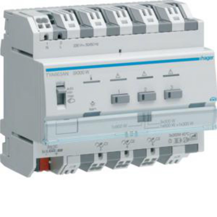 Universele zelflerende dimmer KNX 3x 300 W