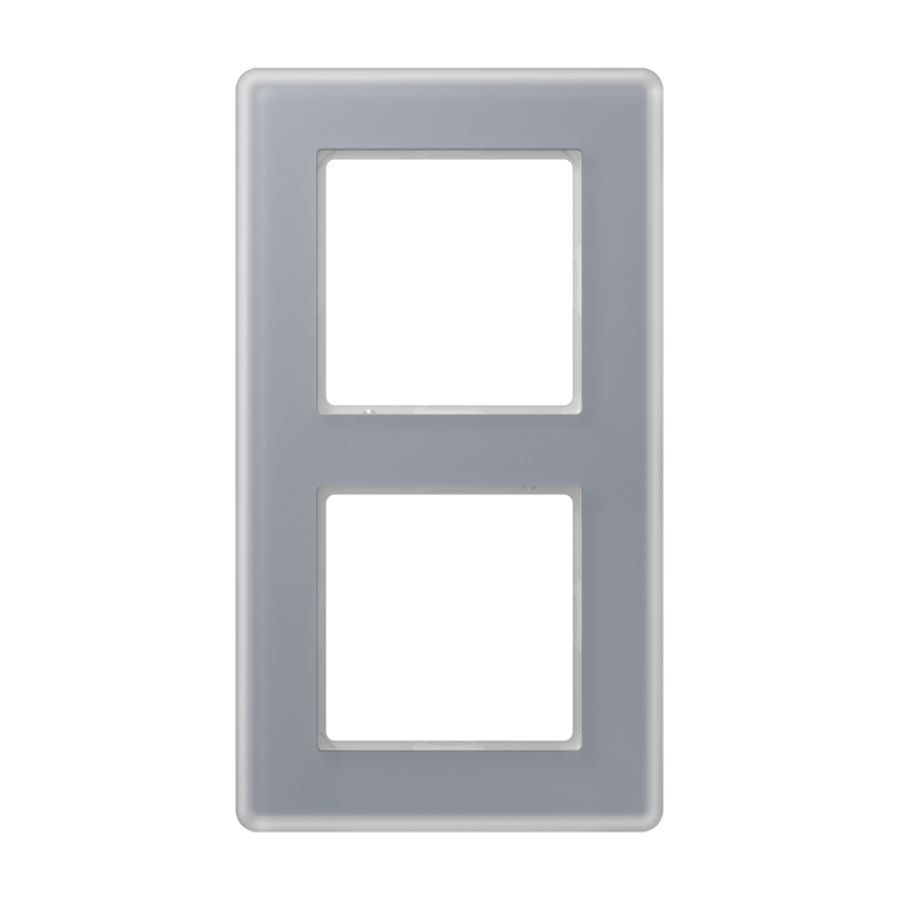 Afdekraam A-viva kristalgrijs 2-voudig