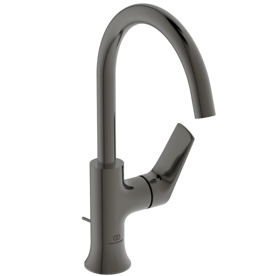 Wastafelmengkraan 114x226x311mm magn grey 3.8l/m m. waste La Dolce Vita