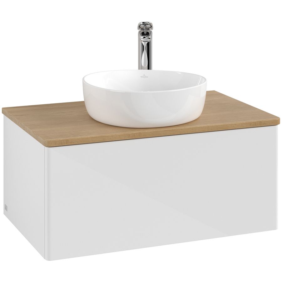 Wastafelonderkast Antao 800x360x500mm G.White.L K30051GF